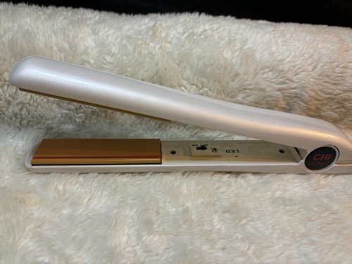 CHI Ionic Farouk Professional Salon Ceramic Hair Straightener Hot Flat Iron Whit - Picture 2 of 2