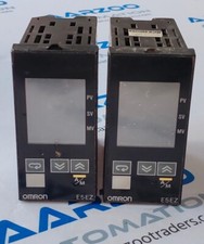 2Pc Omron Temperature Controller, 100-240VAC 50/60 Hz, OMRON E5EZ-PRR203T | USED