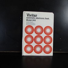 Vivitar Flash 283 Owne's Guide Instruction Manual E G F S Languages B00123