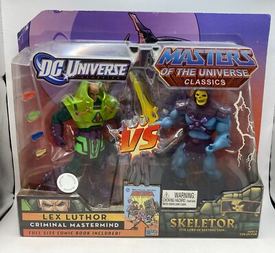 2009 DC LEX LUTHOR Vs Master Of The Universe SKELETOR