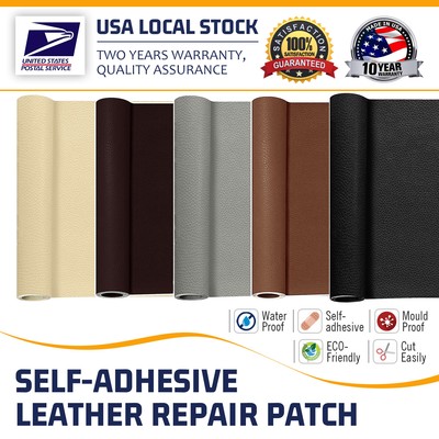 SofaWaterproof Durable Leather Repair Self-Adhesive Patch for Auto Seats Couch