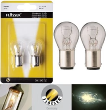 Flosser 1157 P21/5W 21/5W 95229 Two Bulbs Rear Turn Signal Light Replacement OE