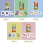 SHAPE COLOUR TIME FRUIT  Flash Cards Educational Learning Picture & Letter Card