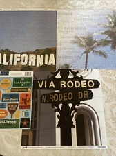 Creative Imaginations 12 x 12 California Scrapbook Paper & Karen Foster Stickers