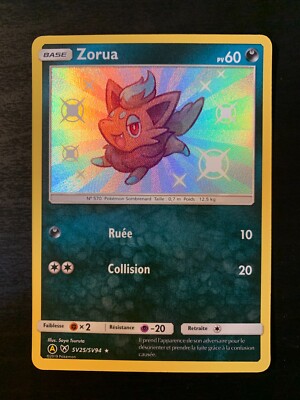 Zorua Pokemon Destinos Ocultos #SV25/SV94 PSA 10 Gem Mint Holo (Inglés