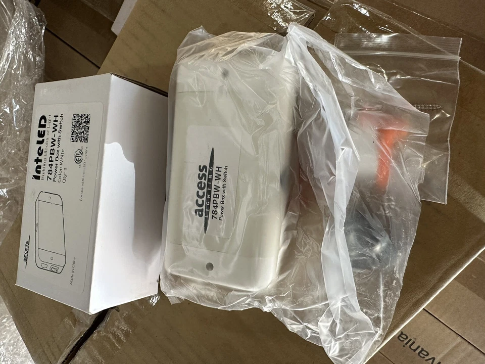 🔴Access Lighting 784PWB-WHT InteLed Hardware Connection Box With On/Off Switch - Image 4 of 4