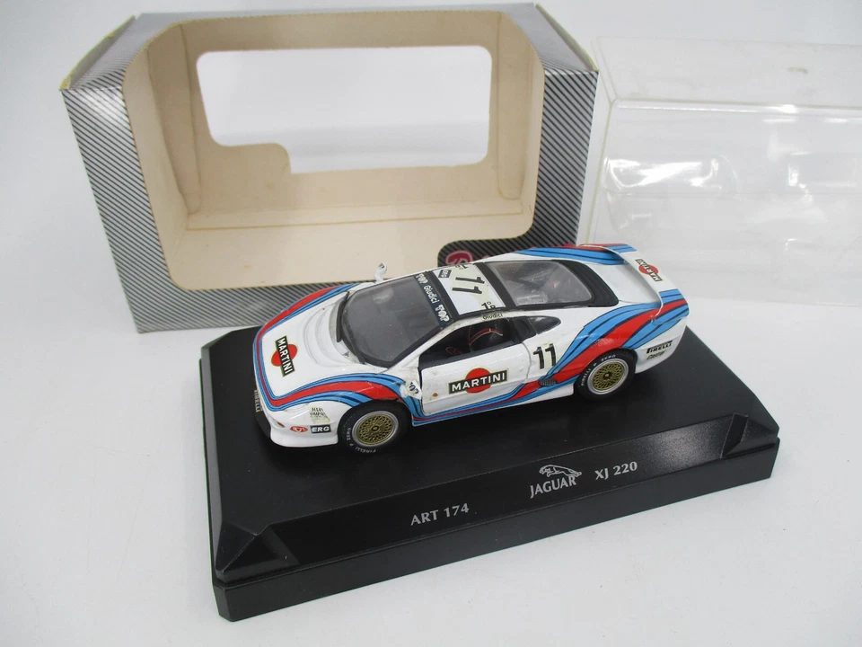 AV197 DETAIL CARS 1/43 1:43 JAGUAR XJ 220 MARTINI RACING #11 REF 174 BLANC - Photo 2/4