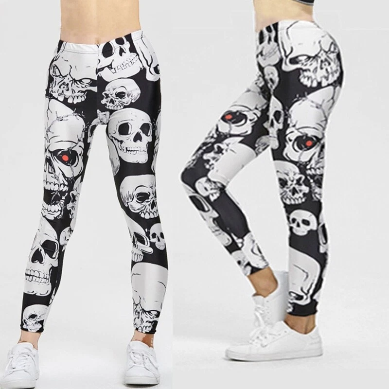 Skull yoga leggings sale