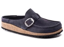 Birkenstock Buckley Suede Clog-Navy-Size 36 Narrow-NEW