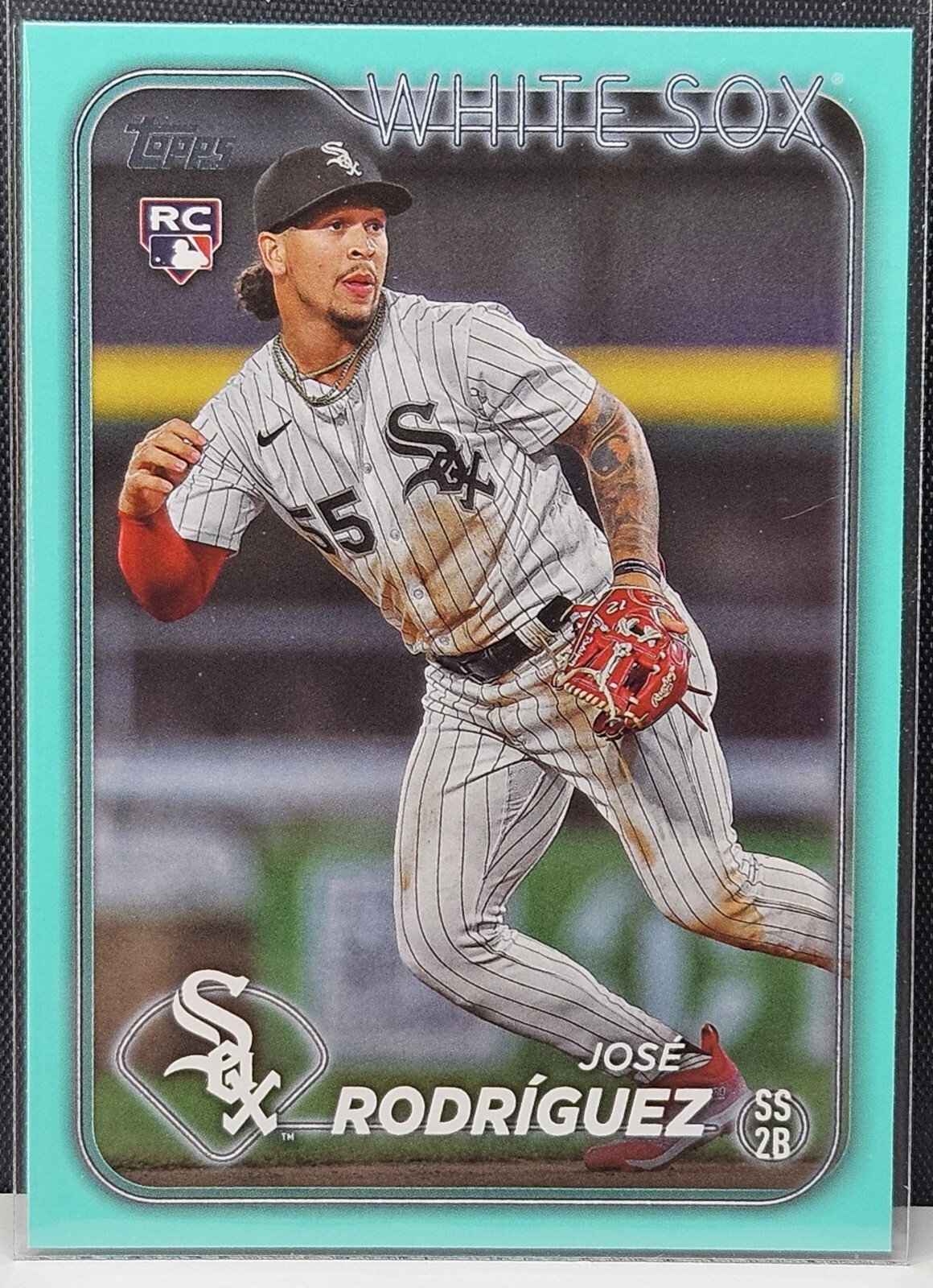 2024 Topps Series 1 Jose Rodriguez Aqua Parallel Fanatics Exclusive 86 White Sox