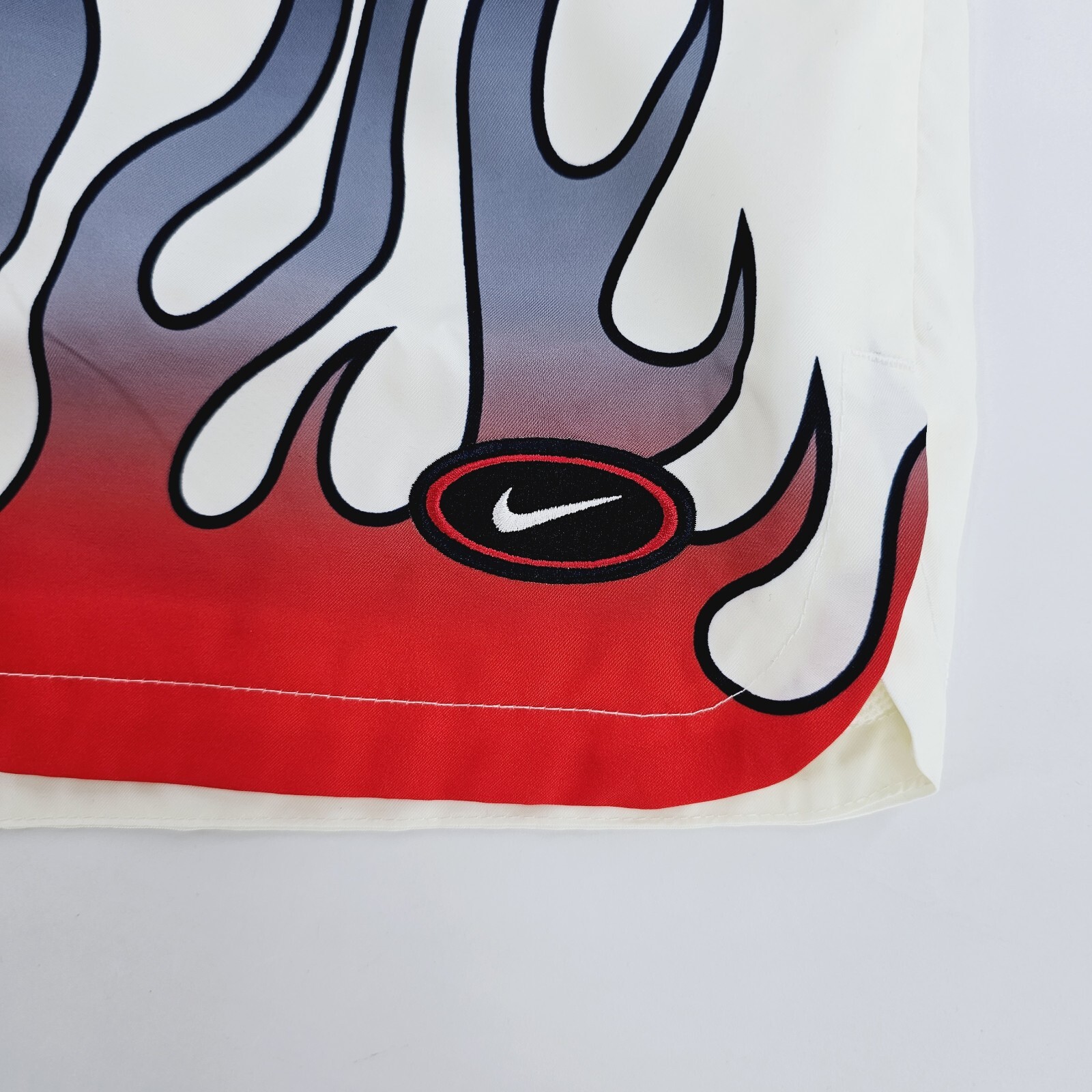 OFF WHITE X NIKE Pantaloncini Nike Sportwear NSW Woven Flow Americana da uomo X LARGE XL bianco avorio NUOVI