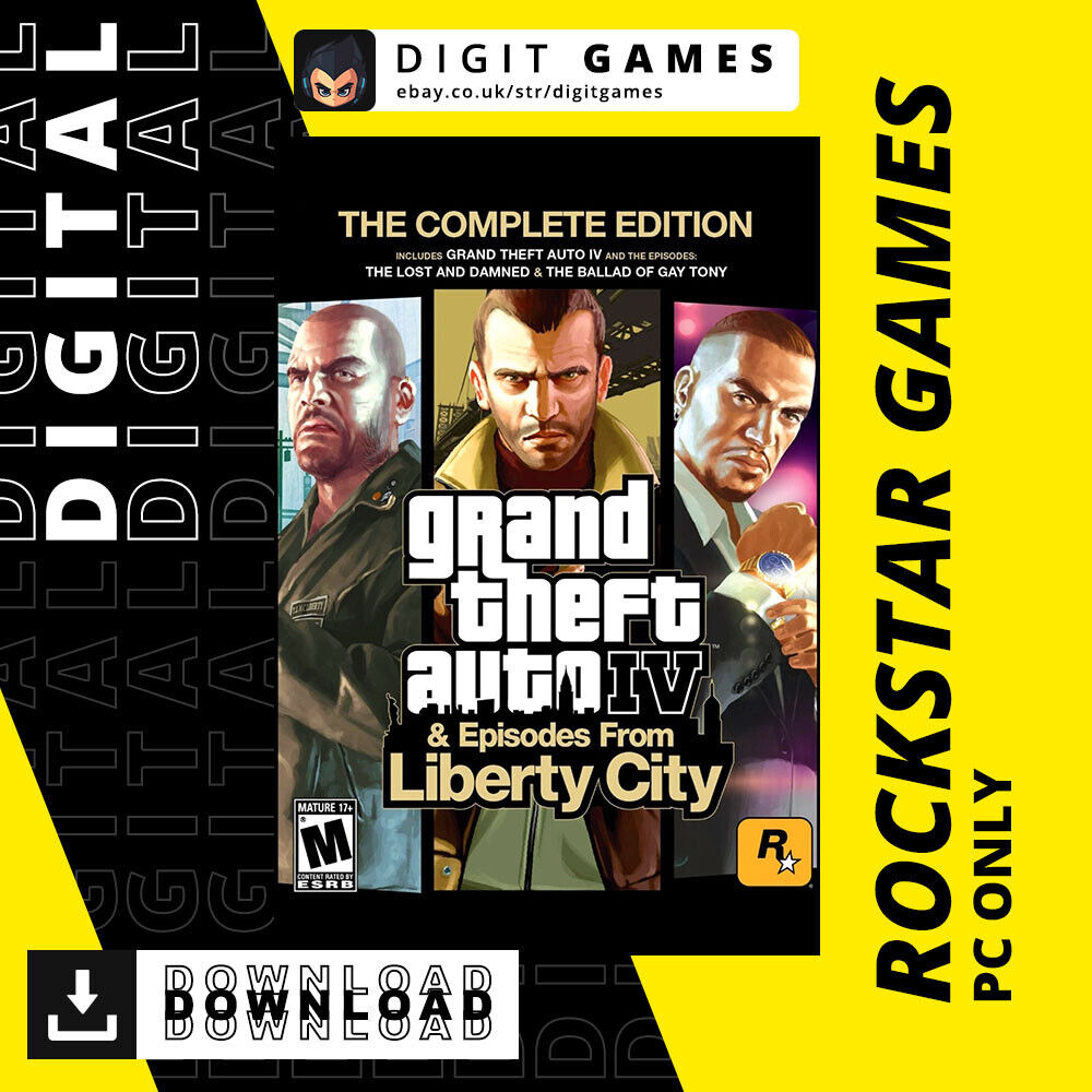 Rockstar Games Grand Theft Auto: IV - Electronic Software Download (PC)  Reviews 2023