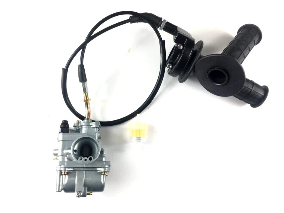 Carburetor & Twist Handle & Throttle Cable For Yamaha TTR90 2000 2001 2002 2003 - Image 2 of 4