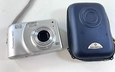 HP PhotoSmart M627 7.0MP Digital Camera Silver ~ Tested Working