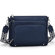 Anti-Theft Crossbody Purse for Women, Crossbody Shoulder Bag with Built-in Wa...