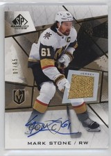2021-22 Upper Deck SP Game Used Gold Jersey Auto /65 Mark Stone #29 Auto 1q2