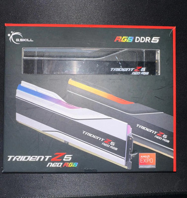 G.SKILL Trident Z5 Neo RGB 64GB Kit (2x32GB) DDR5-6000 CL32 EXPO RAM
