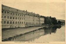 PONT A MOUSSON Ecole Primaire Supérieure de Jeunes Filles Signatures dos
