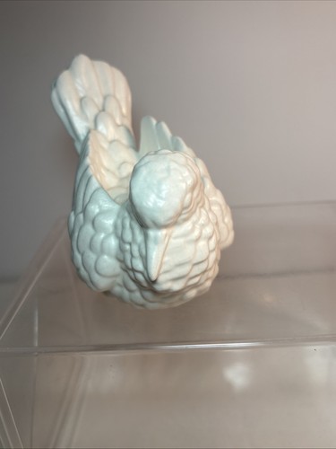 Vintage Keramik weiße Taube Liebe Vögel Figuren Paar 4" - Bild 6 von 14