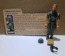 1982 GI Joe Breaker Straight Arm ARAH File card accessories
