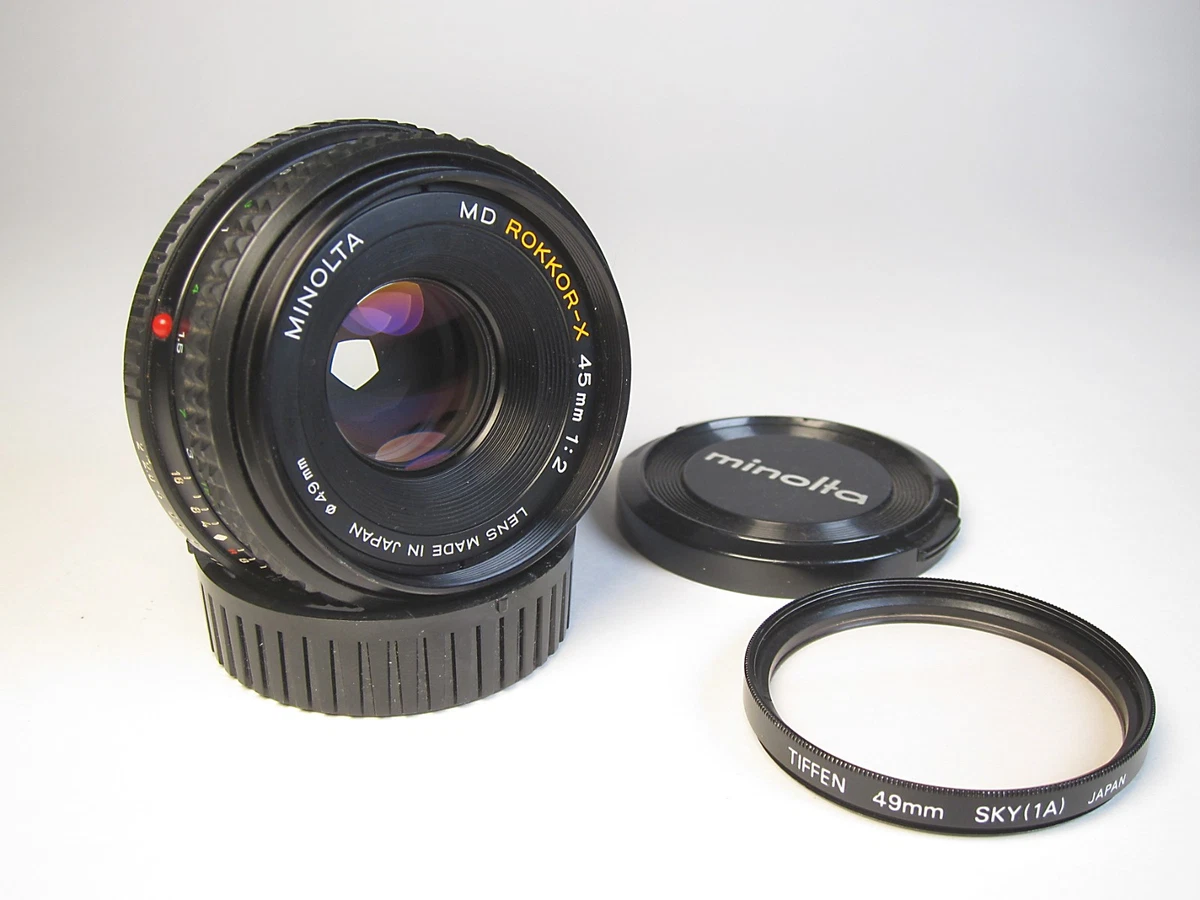 Minolta f/2 Camera Lenses 45mm Focal for sale | eBay
