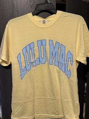 Lulu Mac Polka Dot Comfort Colors Tee Butter M