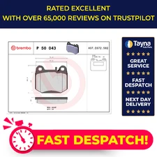 Brake Pads Set fits MERCEDES ML270 W163 2.7D Rear 00 to 05 OM612.963 Brembo New