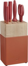 ZWILLING Now S 6-pc Knife Block Set - Granada Orange