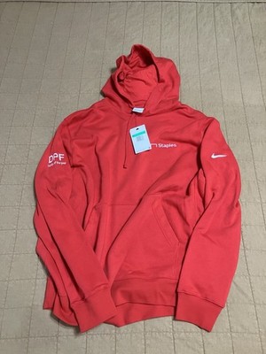 Nike Staples Employee Exclusive Red Hoodie Facility Of The Year NWT Deadstock XL