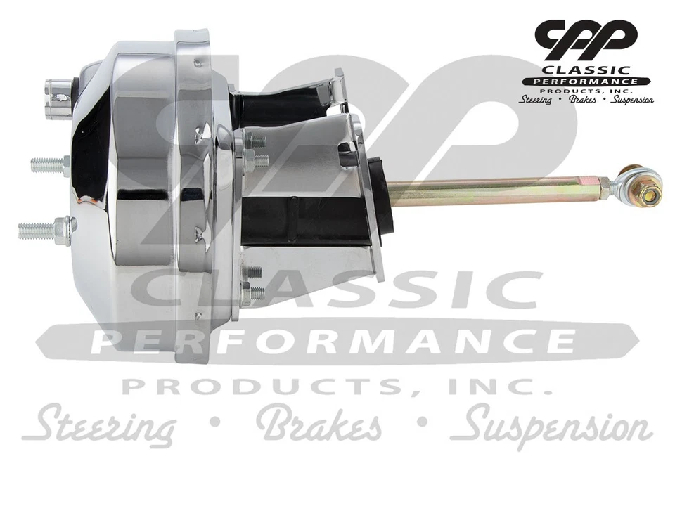 Хромированный усилитель тормозов 1958 64 Chevy Bel Air Impala Biscayne 8 дюймов - Изображение 2 из 4