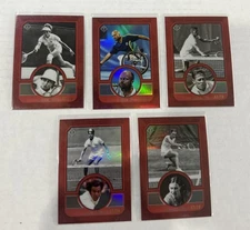 Topps Transcendent Tennis  VIP Party RED REFRACTOR Lot Of 5 All #d 2/10