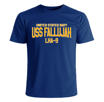 USS Fallujah LHA-9 US Navy T-Shirt