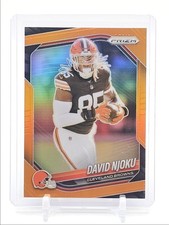 DAVID NJOKU 2025 PANINI PRIZM FOOTBALL ORANGE BROWNS #155 /249 Q5454