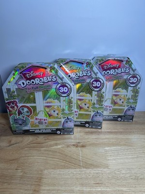 Disney Doorables In Full Bloom Figurine Collection, Mickey, Simba, Tinker Bell