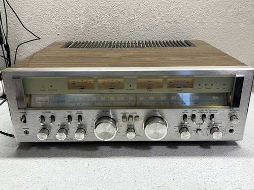 Vtg Sansui G-8000 Pure Power DC Stereo Receiver, Powers on Untested Parts/Repair