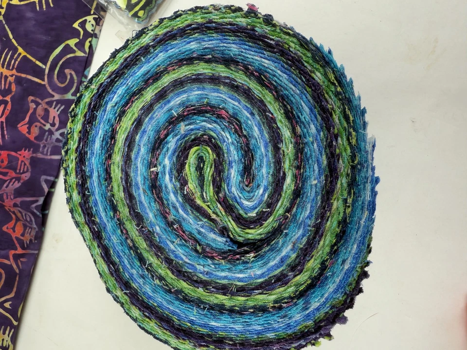 Clothworks Laurel Burch Batik Menagerie Twilight Strip Roll Charm Pack 2yd Fabri - Image 4 of 4