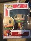 Champ Jollibee Ad Icons Vaulted Funko Pop 154 With Boss Protector