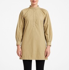 Banana Republic Tan V-yoke Mini Shirt Dress Size XXS Work Office Career Preppy