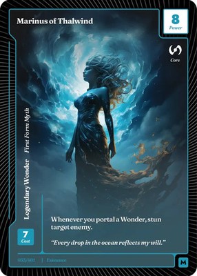 Marinus of Thalwind #33 Classic Paper Mythic Existence Wonders of the First