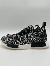 Adidas Para Hombre NMD_R1 Primeknit Cebra Talla 11 Negro Blanco |BY3013|
