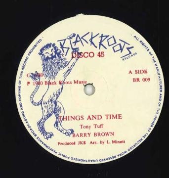 英12” Barry Brown Things And Time BR009 Black Roots /00250 12