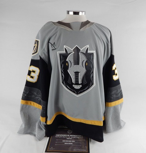 2023-24 Henderson Silver Knights #33 Game Issued Grey Jersey 58G 179