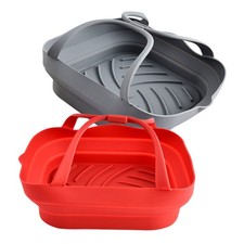  2 Pcs Plat De Cuisson En Silicone Plaque Patisserie Plateau À Frite