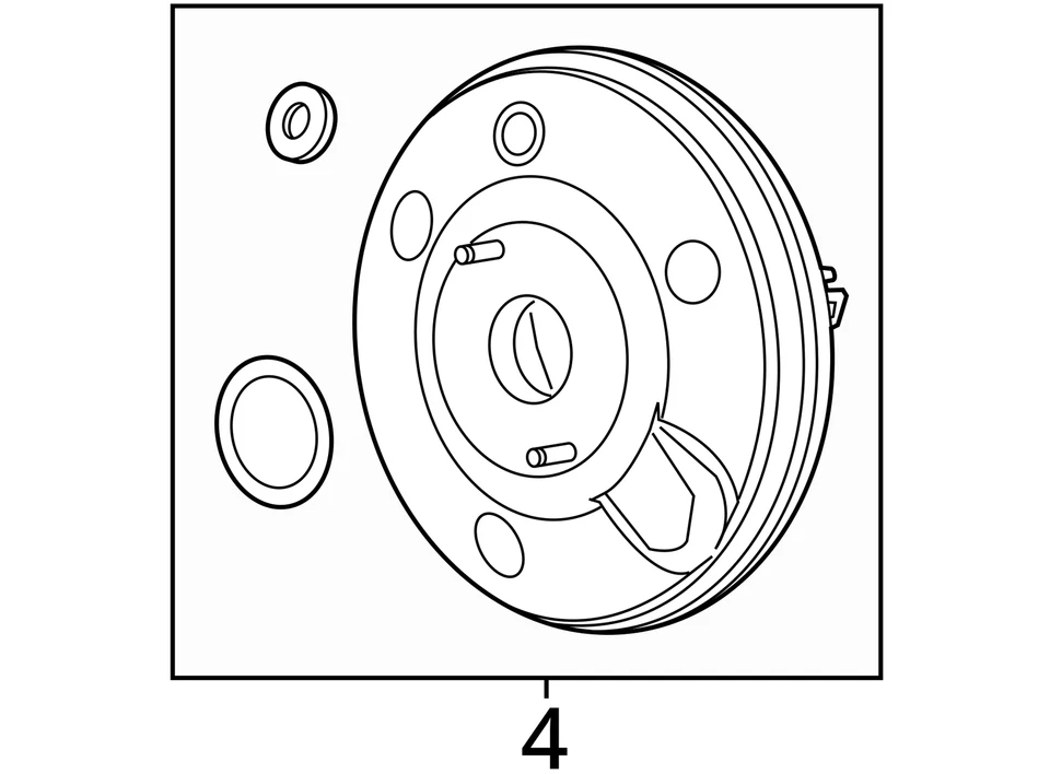 Ford Focus 2012-2018 potenciador de freno OEM RCOIF Foto 3 de 3