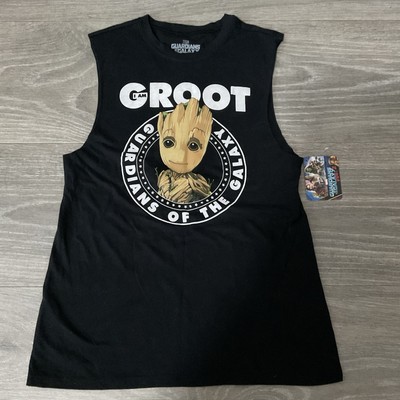 Marvel Guardians Of The Galaxy I am Groot  Muscle Tank XS