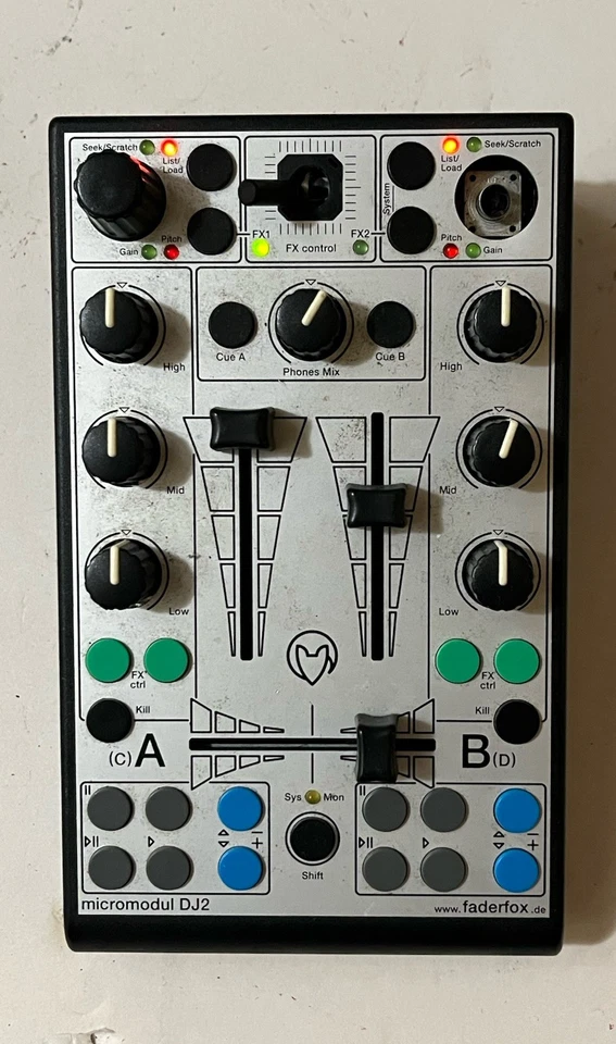 Faderfox Micromodul DJ9 Handheld Controller (As Is; Untested; Powers On)
