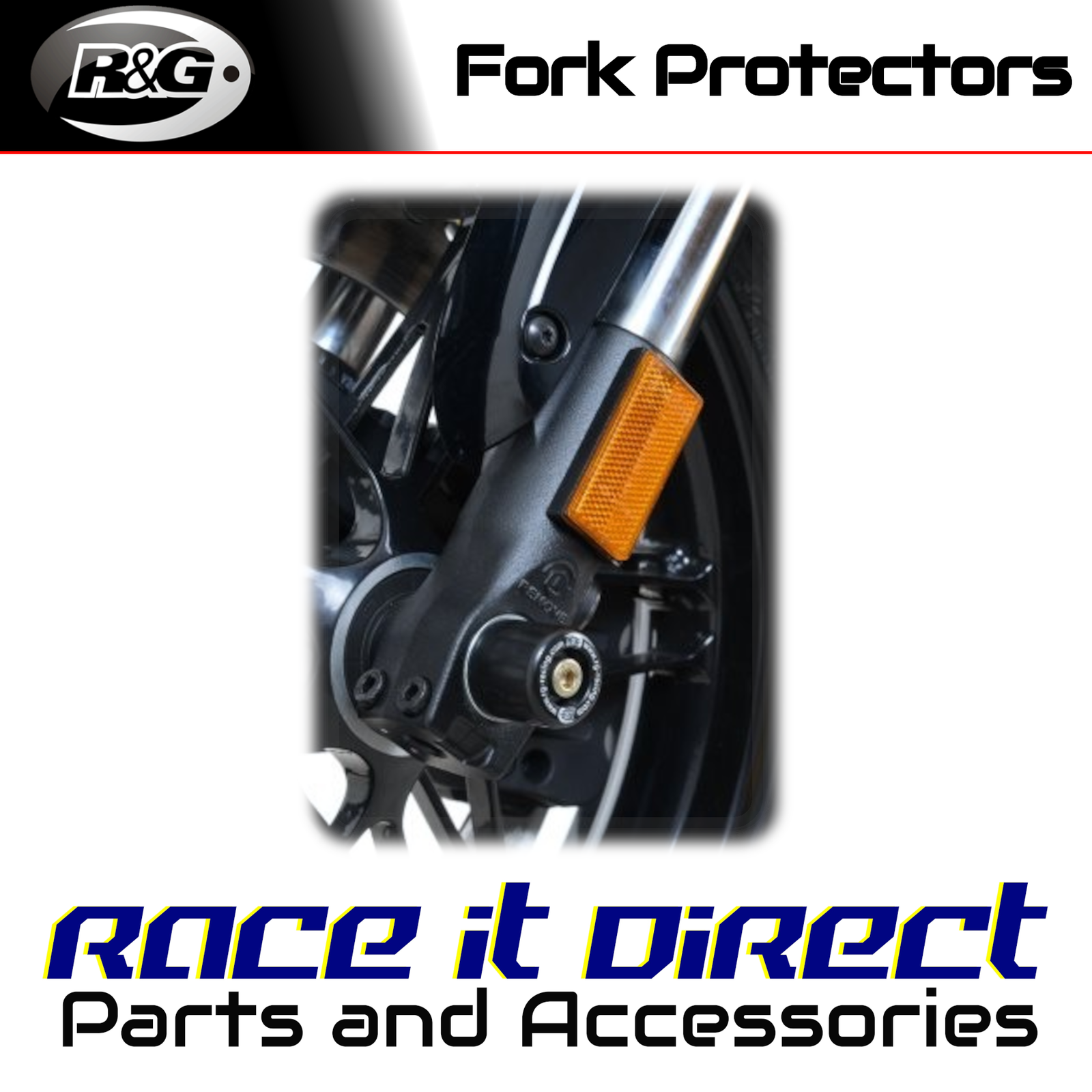 FP0161BK Fork Protectors R&G