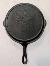 Griswold Cast Iron Skillet Pan Slant Logo #8 Beautifully Restored And Seasoned!