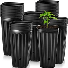 Affordable and Stylish Plastic Deep Nursery Tree Pot 7 8 inch for Plant Lovers