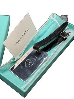 TIFFANY & Co SILVER 925 LUGGAGE TAG IN ORIGINAL BOX